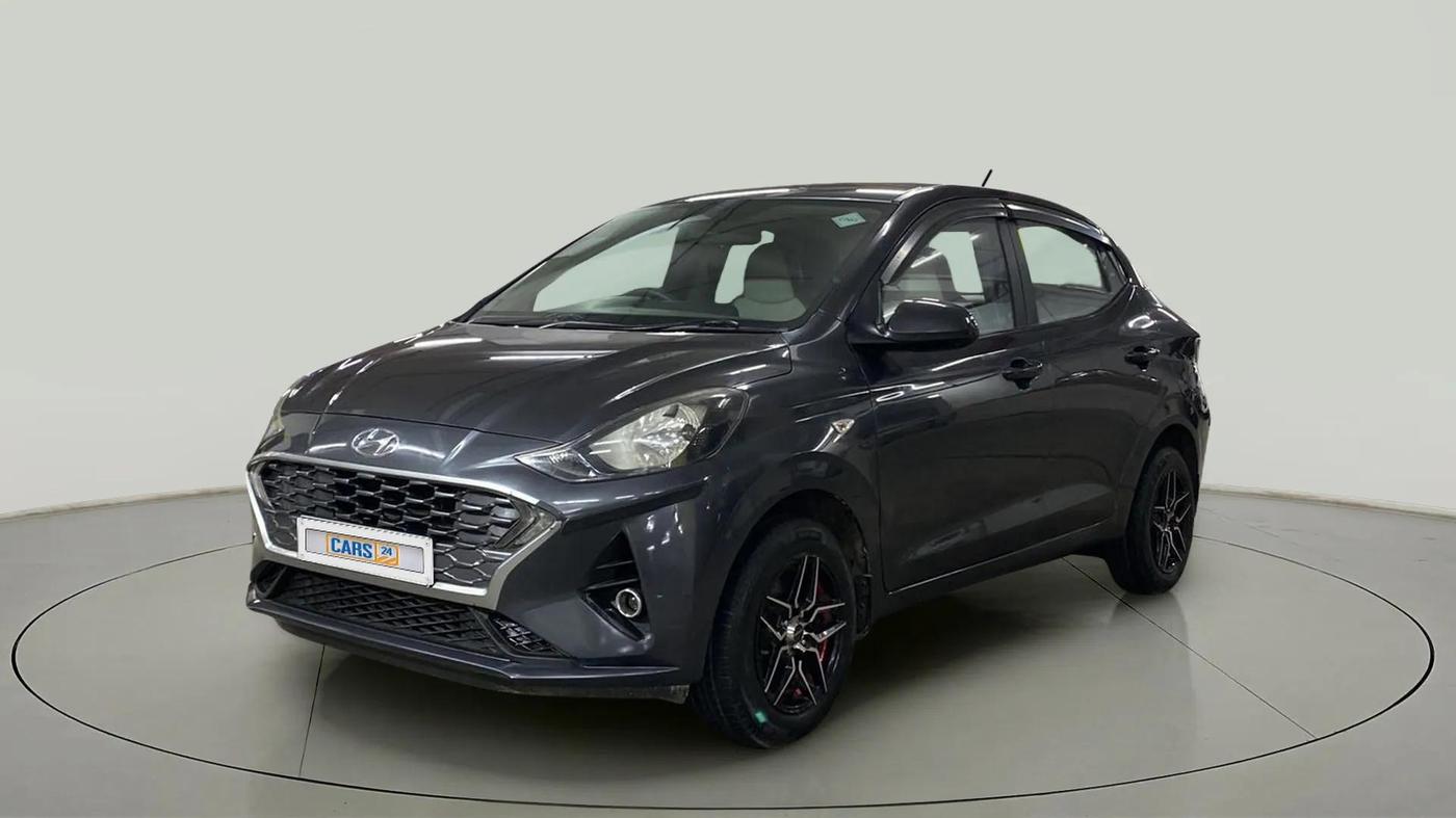 2020 Hyundai AURA S 1.2 CNG, CNG, Manual, 78,245 km, Left Front Diagonal