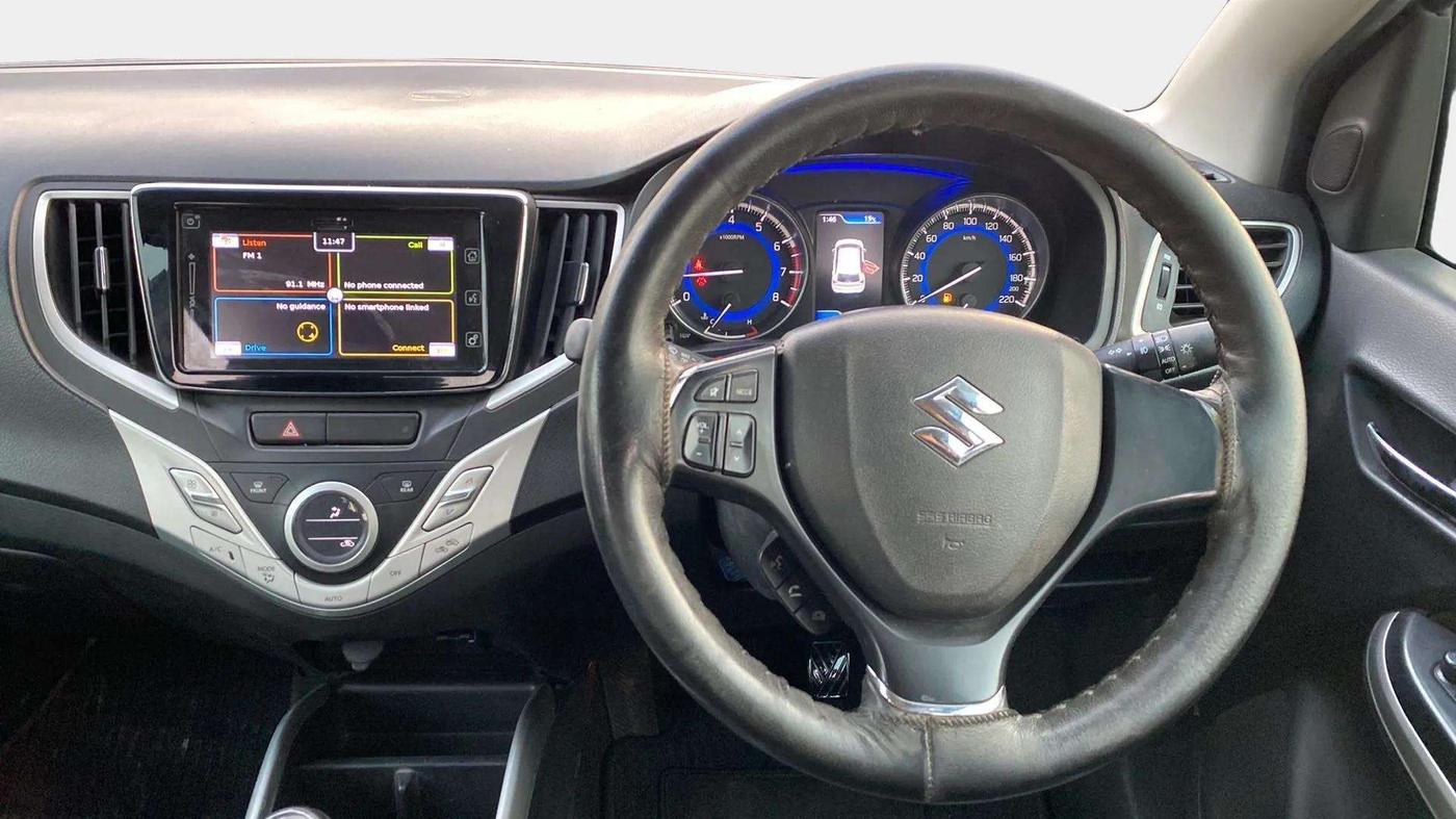 2018 Maruti Baleno ALPHA PETROL 1.2, Petrol, Manual, 44,738 km, Steering Wheel Close Up