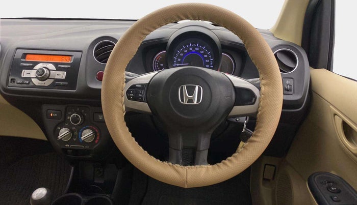 2015 Honda Brio S MT, Petrol, Manual, 80,180 km, Steering Wheel Close Up