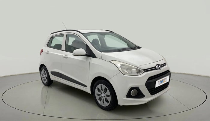 2015 Hyundai Grand i10 SPORTZ 1.2 KAPPA VTVT, Petrol, Manual, 79,938 km, Right Front Diagonal
