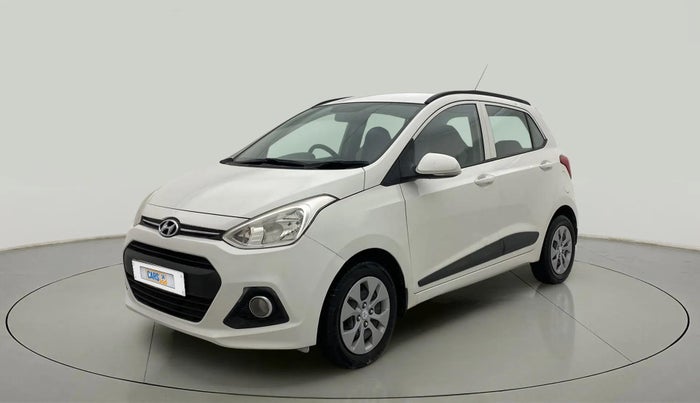 2015 Hyundai Grand i10 SPORTZ 1.2 KAPPA VTVT, Petrol, Manual, 79,938 km, Left Front Diagonal