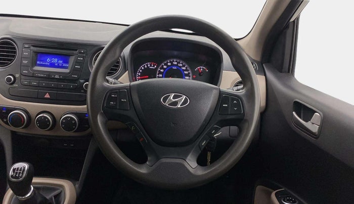 2015 Hyundai Grand i10 SPORTZ 1.2 KAPPA VTVT, Petrol, Manual, 79,938 km, Steering Wheel Close Up