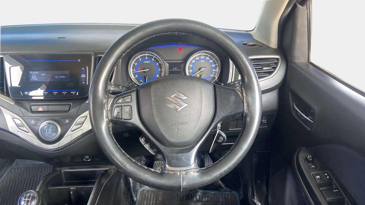 2020 Maruti Baleno DELTA PETROL 1.2, Petrol, Manual, 71,676 km, Steering Wheel Close Up