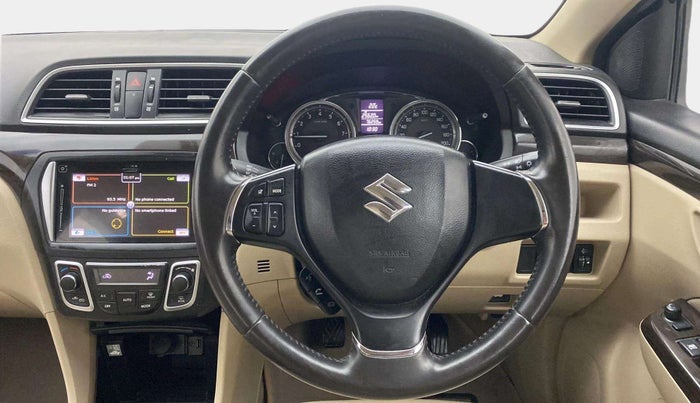 2017 Maruti Ciaz ALPHA 1.4 PETROL, Petrol, Manual, 76,279 km, Steering Wheel Close Up