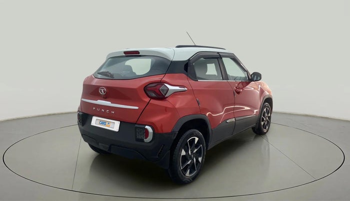 2021 Tata PUNCH CREATIVE AMT 1.2 RTN DUAL TONE, Petrol, Automatic, 23,831 km, Right Back Diagonal