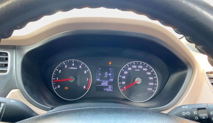 2019 Hyundai Elite i20 MAGNA PLUS 1.2, CNG, Manual, 47,099 km, Instrument cluster - MIL light  due to CNG outside fitment