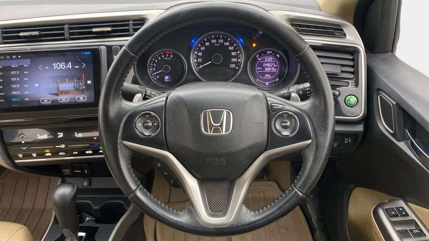 2018 Honda City 1.5L I-VTEC ZX CVT, Petrol, Automatic, 50,502 km, Steering Wheel Close Up