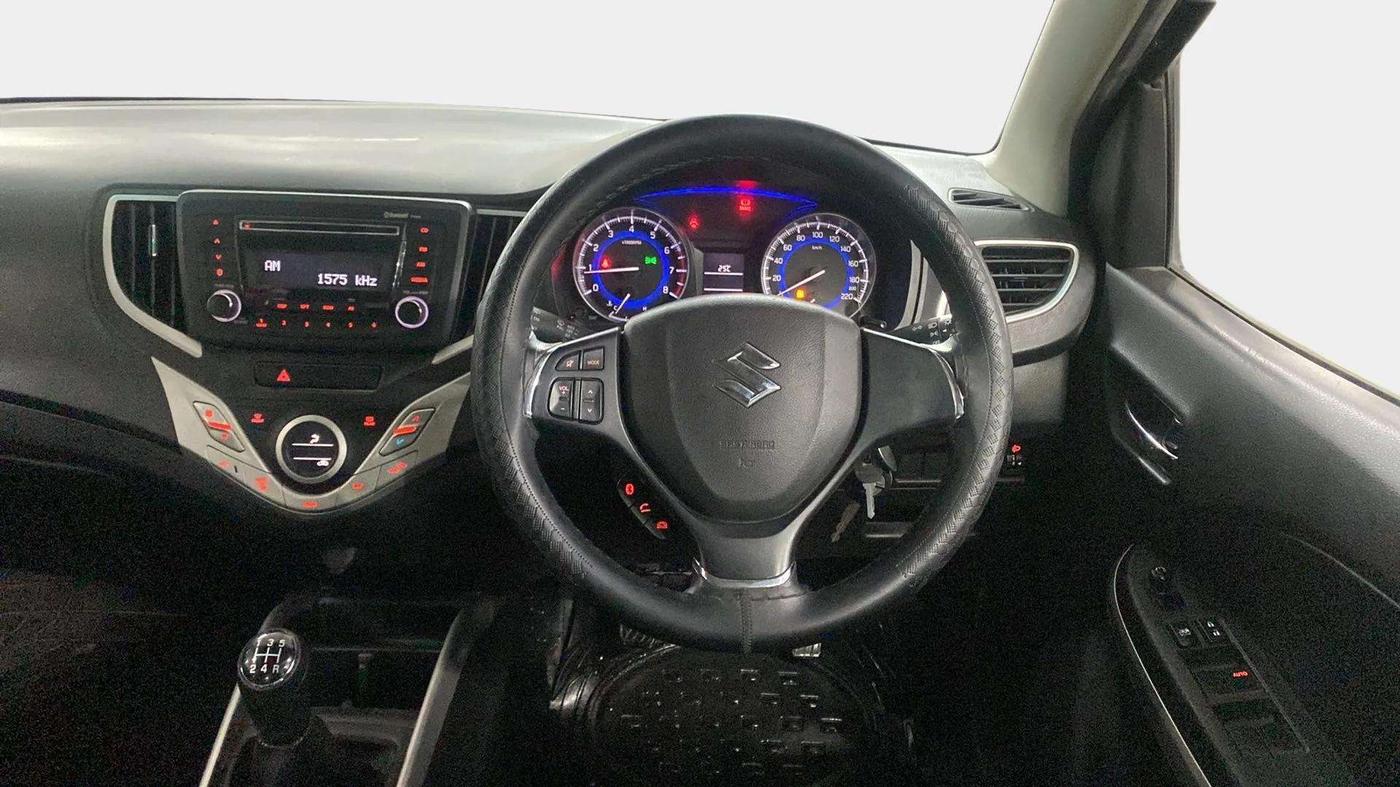 2016 Maruti Baleno DELTA PETROL 1.2, Petrol, Manual, 44,192 km, Steering Wheel Close Up