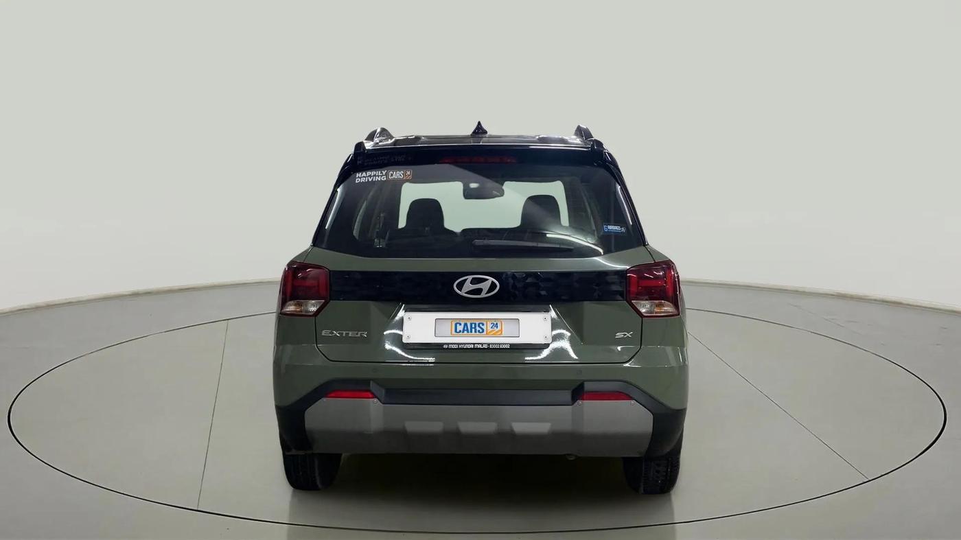 2024 Hyundai EXTER SX(O) CONNECT 1.2 AMT DUAL TONE, Petrol, Automatic, 2,162 km, Back/Rear