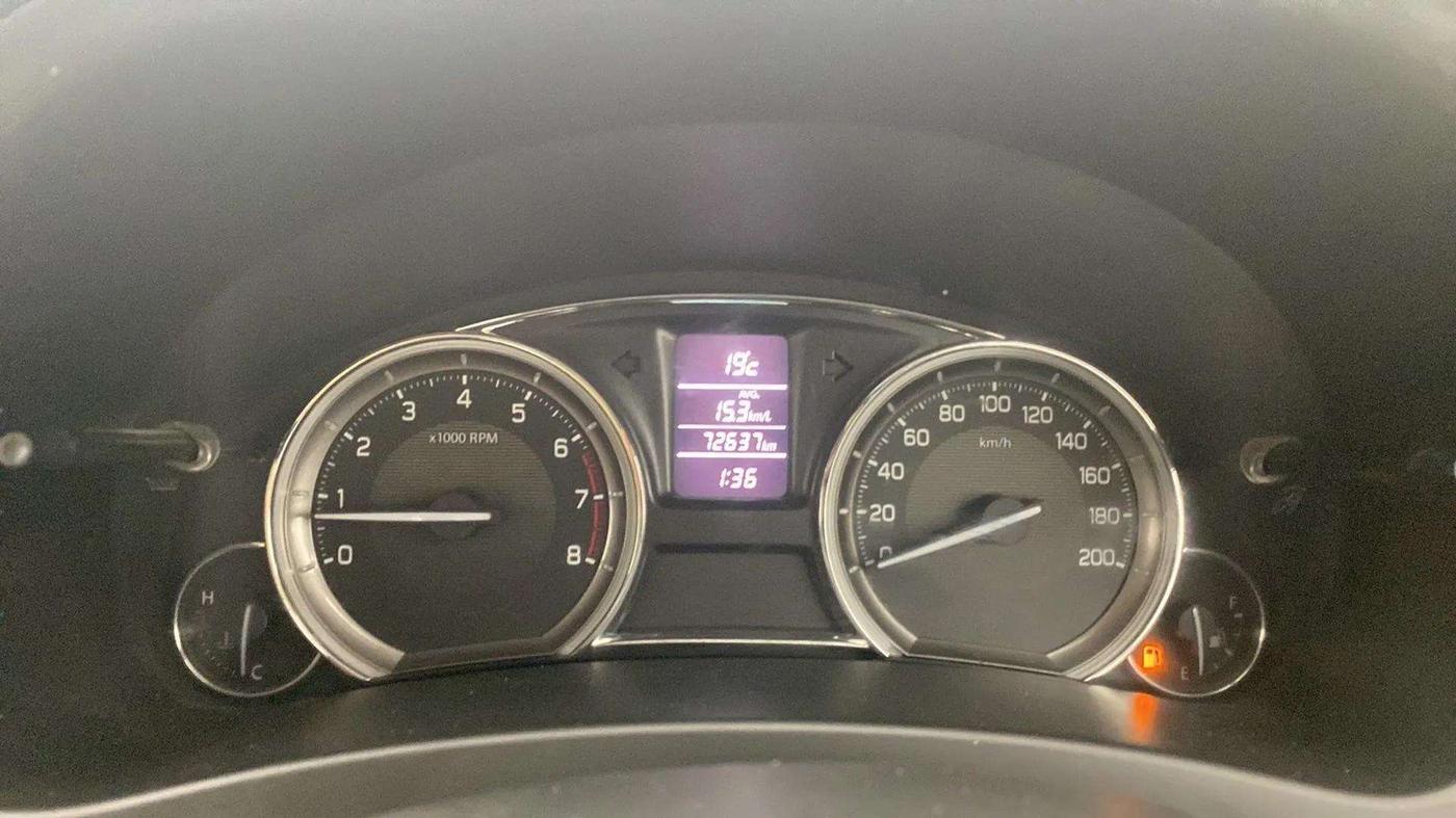 2016 Maruti Ciaz VXI+, Petrol, Manual, 72,592 km, Odometer Image
