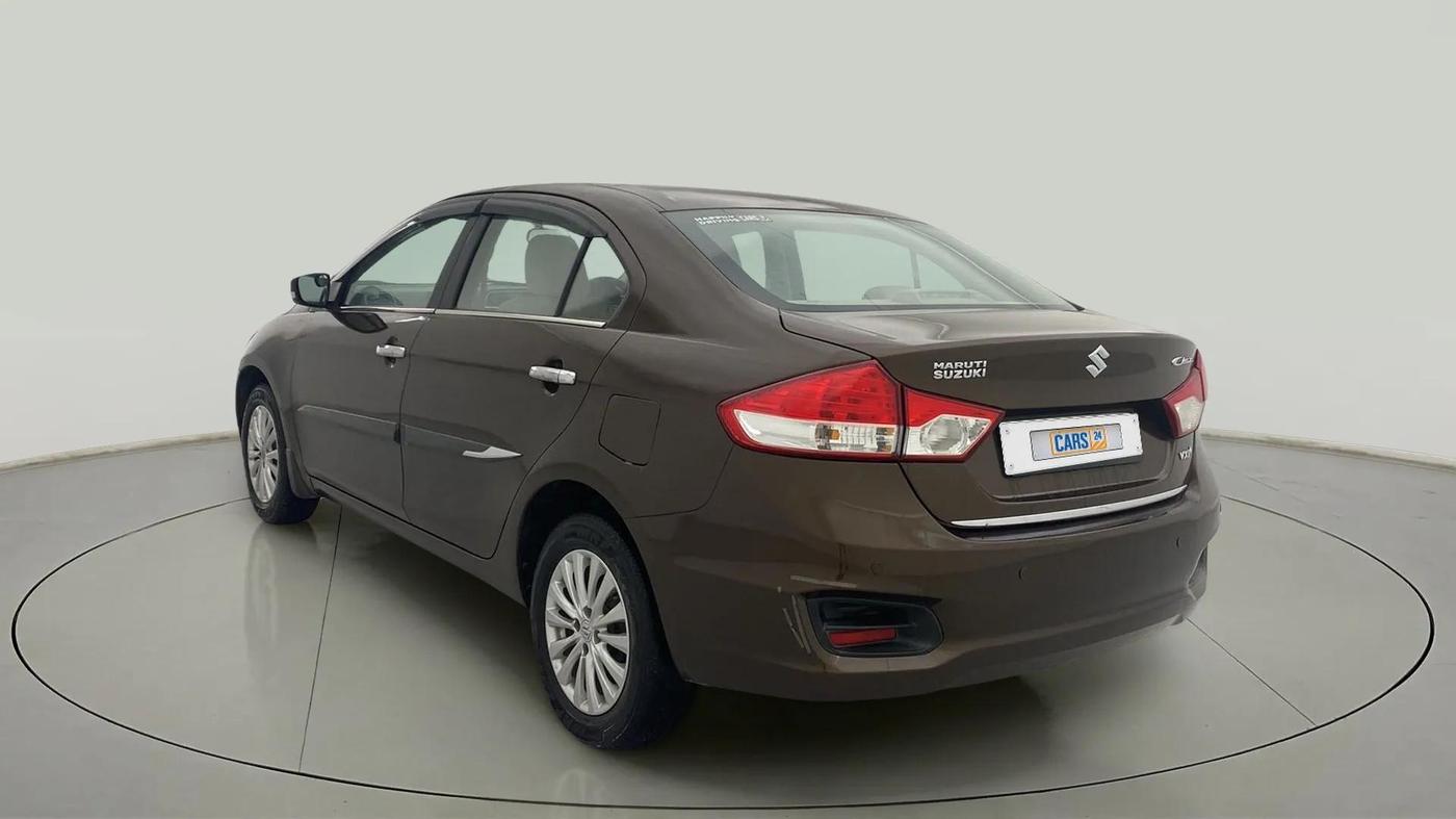 2016 Maruti Ciaz VXI+, Petrol, Manual, 72,592 km, Left Back Diagonal