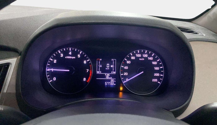 2017 Hyundai Creta E PLUS 1.6 PETROL, Petrol, Manual, 57,694 km, Odometer Image