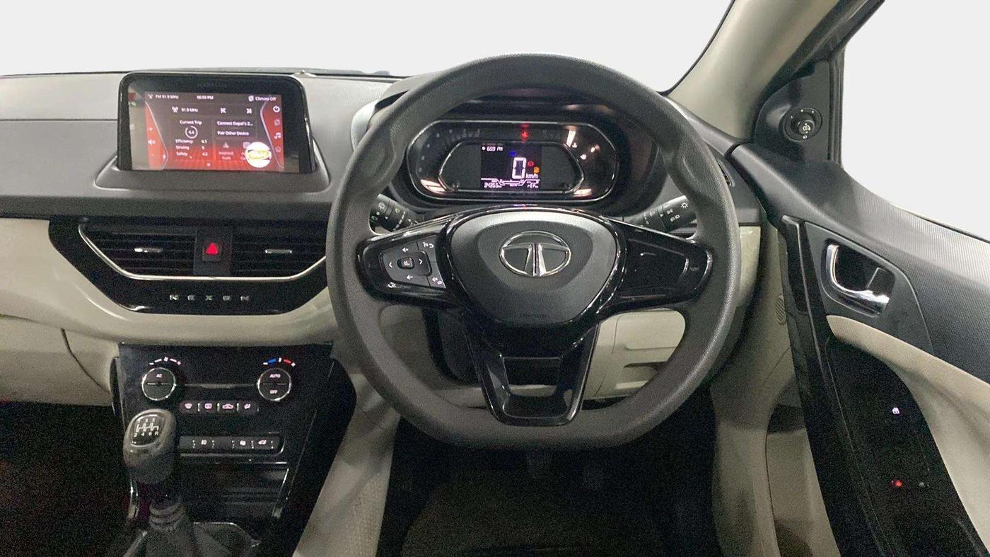 2021 Tata NEXON XZ PLUS PETROL, Petrol, Manual, 34,332 km, Steering Wheel Close Up
