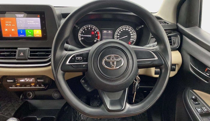 2022 Toyota Glanza S, Petrol, Manual, 38,106 km, Steering Wheel Close Up