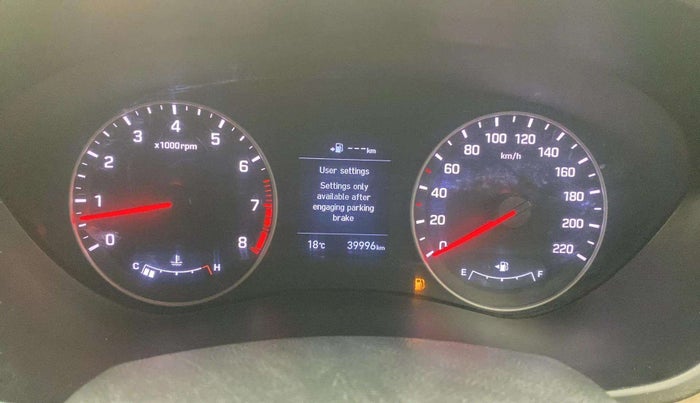 2019 Hyundai Elite i20 ASTA 1.2 (O), Petrol, Manual, 40,096 km, Odometer Image