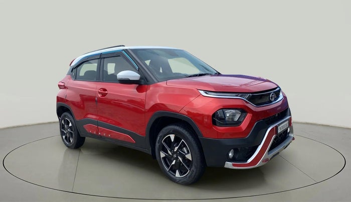 2023 Tata PUNCH Creative Flagship Dual Tone AMT, Petrol, Automatic, 12,379 km, Right Front Diagonal