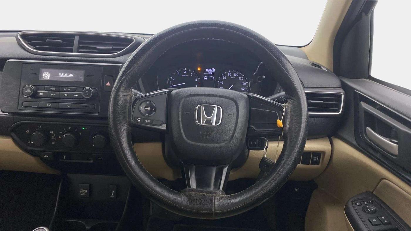 2019 Honda Amaze 1.2L I-VTEC S, Petrol, Manual, 80,859 km, Steering Wheel Close Up