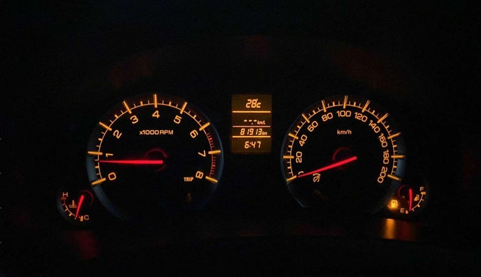 2017 Maruti Swift ZXI, Petrol, Manual, 81,926 km, Odometer Image