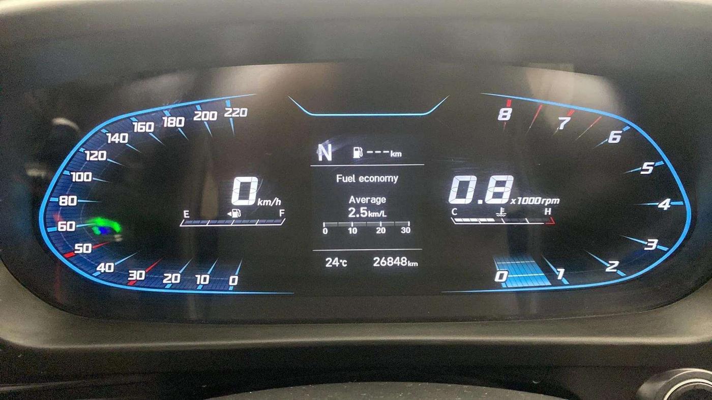 2021 Hyundai NEW I20  ASTA 1.0 TURBO IMT DUAL TONE, Petrol, Manual, 27,126 km, Odometer Image