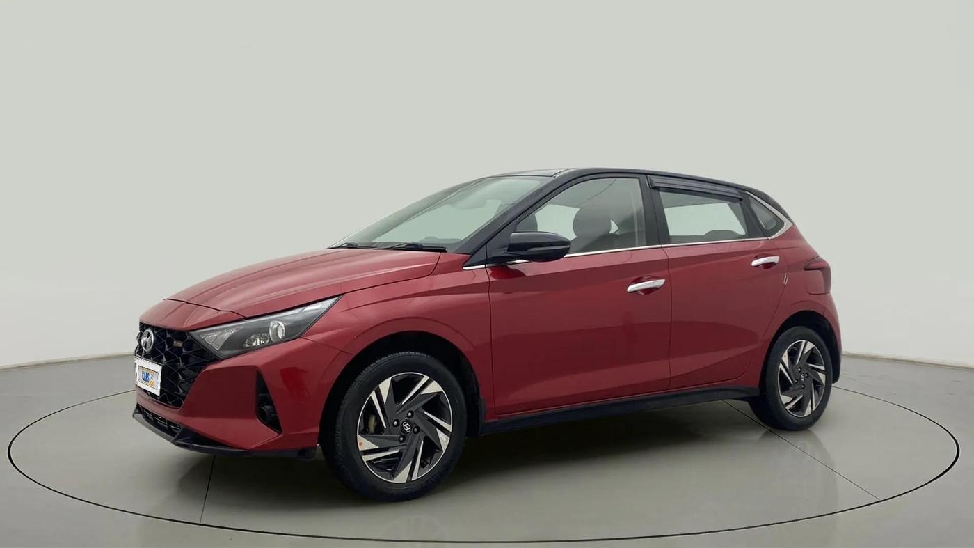 2021 Hyundai NEW I20  ASTA 1.0 TURBO IMT DUAL TONE, Petrol, Manual, 27,126 km, Left Front Diagonal