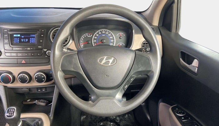 2014 Hyundai Grand i10 SPORTZ 1.2 KAPPA VTVT, Petrol, Manual, 32,111 km, Steering Wheel Close Up