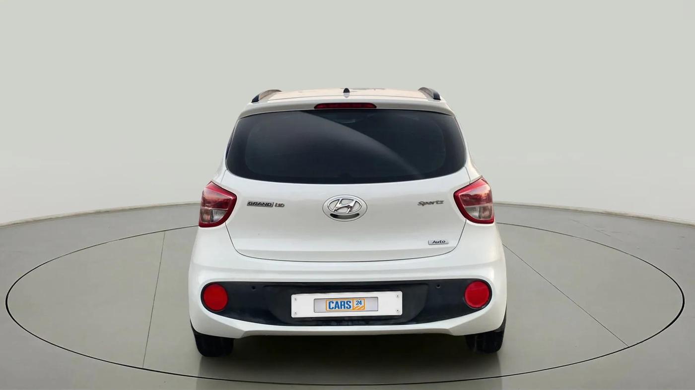 2017 Hyundai Grand i10 SPORTZ (O) AT 1.2 KAPPA VTVT, CNG, Automatic, 34,914 km, Back/Rear