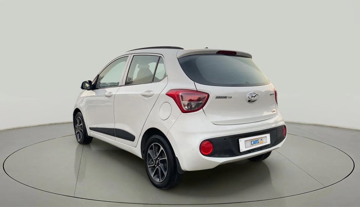 2017 Hyundai Grand i10 SPORTZ (O) AT 1.2 KAPPA VTVT, CNG, Automatic, 34,914 km, Left Back Diagonal