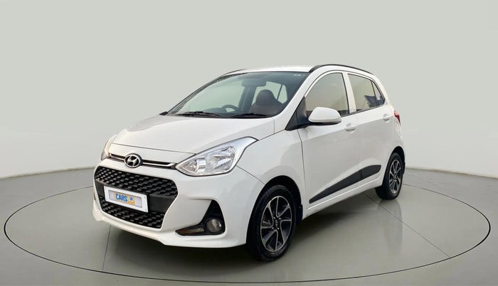 2017 Hyundai Grand i10 SPORTZ (O) AT 1.2 KAPPA VTVT, CNG, Automatic, 34,914 km, Left Front Diagonal