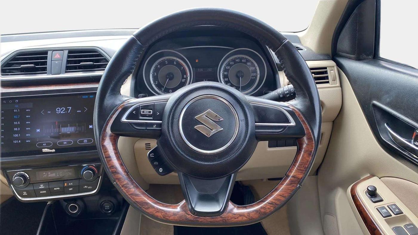 2018 Maruti Dzire ZXI AMT, Petrol, Automatic, 47,844 km, Steering Wheel Close Up