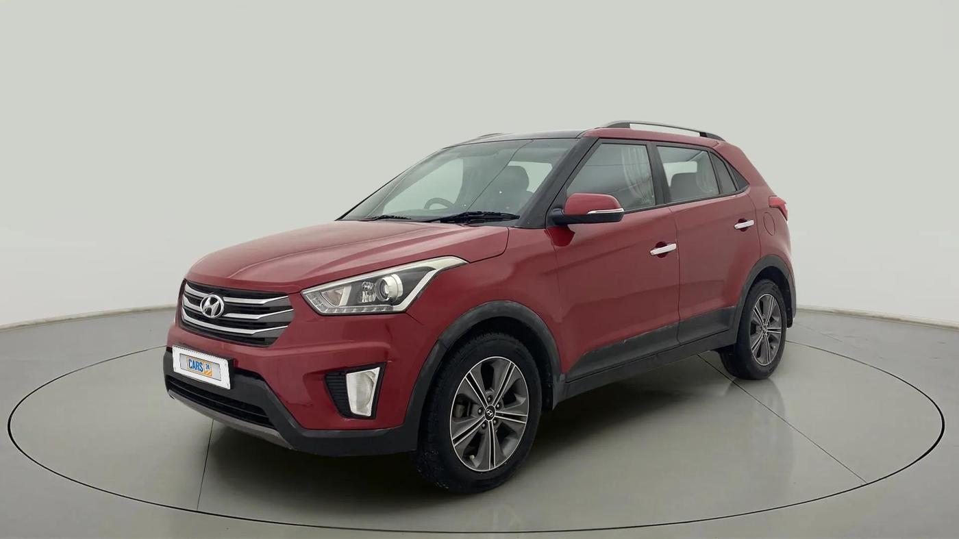 2016 Hyundai Creta SX PLUS AT 1.6 DIESEL, Diesel, Automatic, 98,888 km, Left Front Diagonal