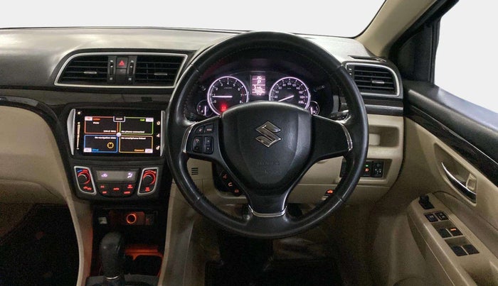 2018 Maruti Ciaz ALPHA  AT 1.4  PETROL, Petrol, Automatic, 55,721 km, Steering Wheel Close Up