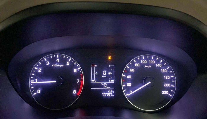 2017 Hyundai Elite i20 ASTA 1.2, Petrol, Manual, 70,764 km, Odometer Image