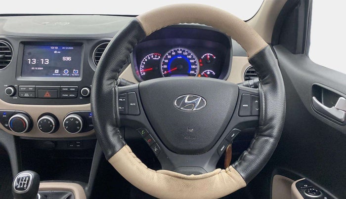 2019 Hyundai Grand i10 SPORTZ 1.2 KAPPA VTVT, Petrol, Manual, 26,187 km, Steering Wheel Close Up