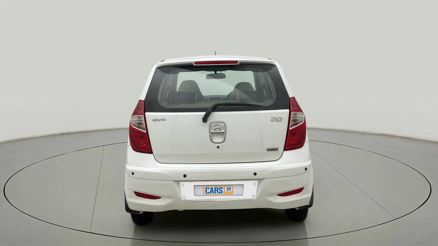 2013 Hyundai i10 SPORTZ 1.2, Petrol, Manual, 40,059 km, Back/Rear