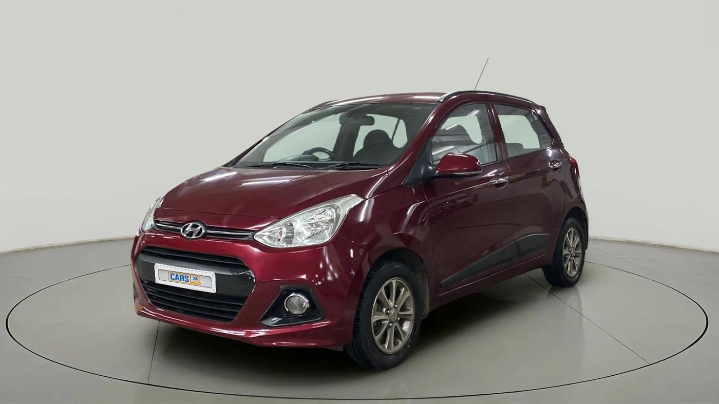 2016 Hyundai Grand i10 ASTA (O) AT 1.2 KAPPA VTVT, Petrol, Automatic, 30,524 km, Left Front Diagonal