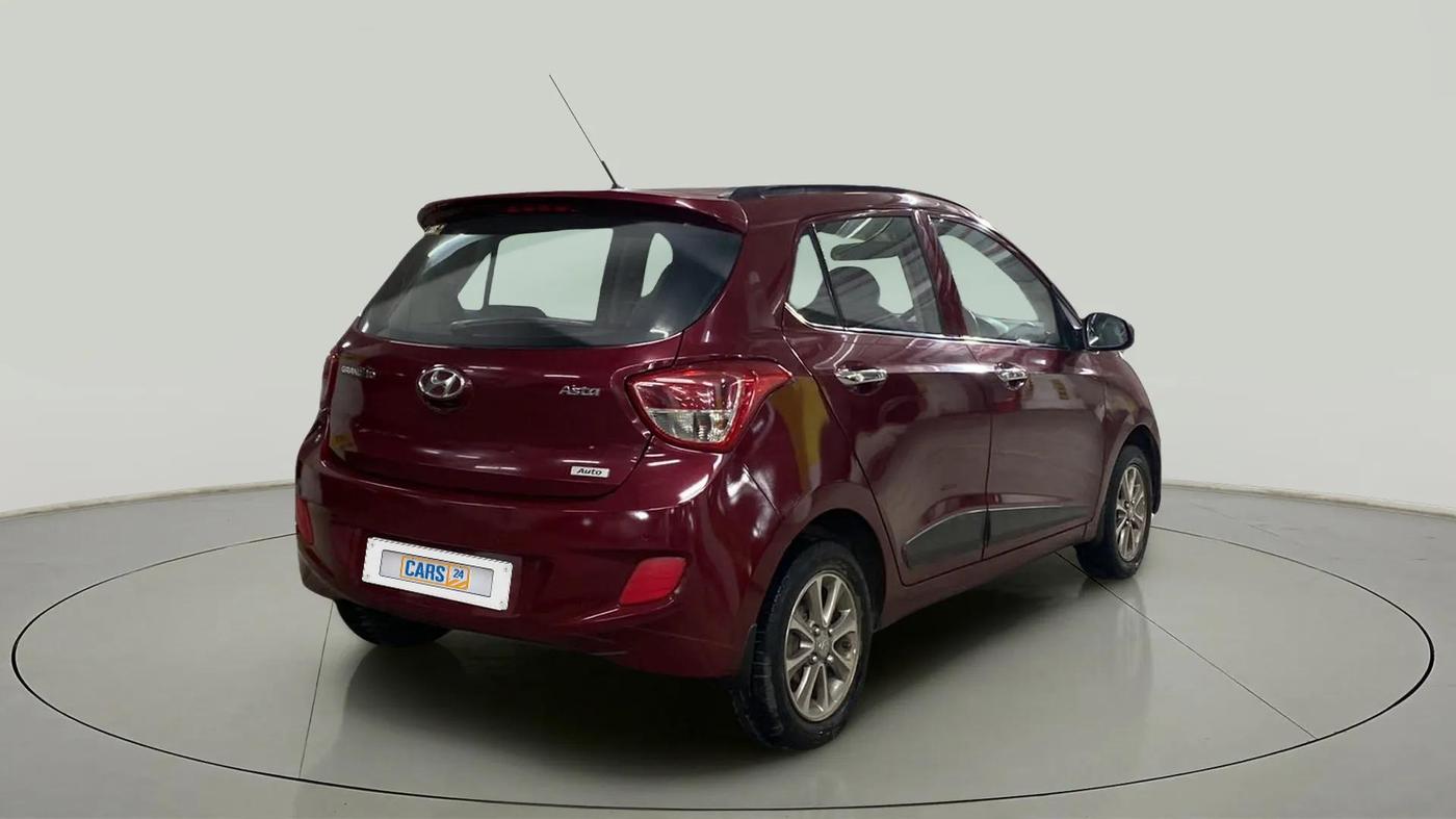 2016 Hyundai Grand i10 ASTA (O) AT 1.2 KAPPA VTVT, Petrol, Automatic, 30,524 km, Right Back Diagonal