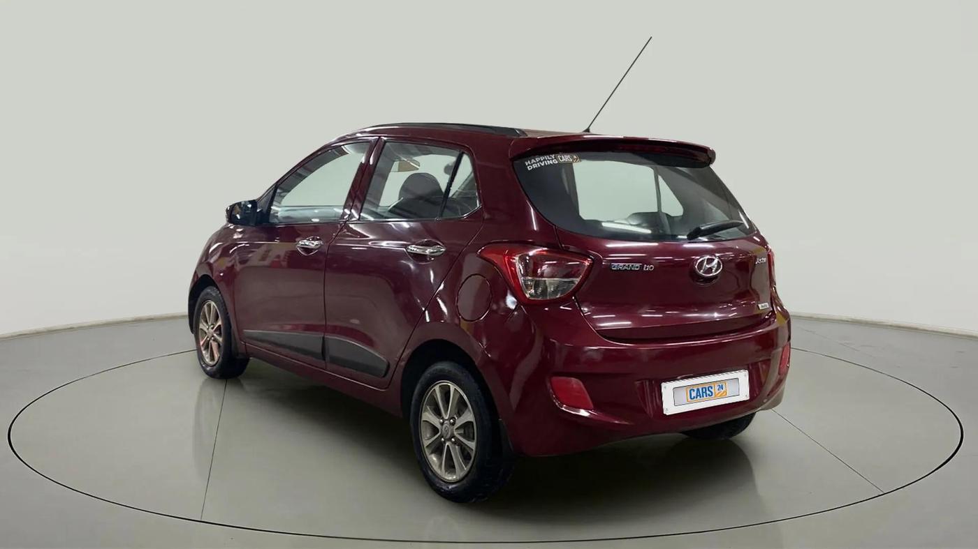 2016 Hyundai Grand i10 ASTA (O) AT 1.2 KAPPA VTVT, Petrol, Automatic, 30,524 km, Left Back Diagonal