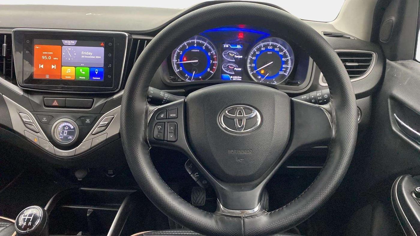 2020 Toyota Glanza G, Petrol, Manual, 28,691 km, Steering Wheel Close Up