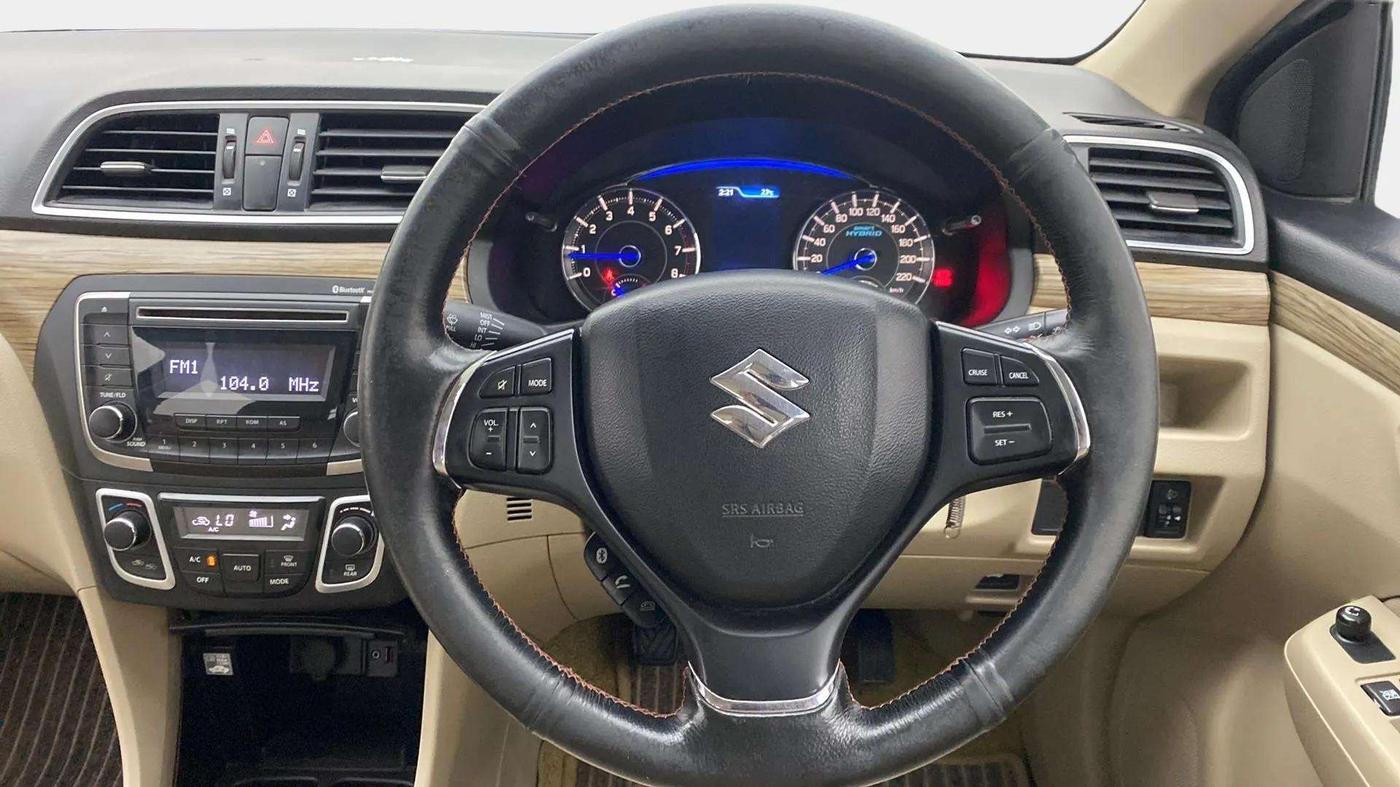 2019 Maruti Ciaz DELTA 1.5 SHVS MT PETROL, Petrol, Manual, 69,131 km, Steering Wheel Close Up