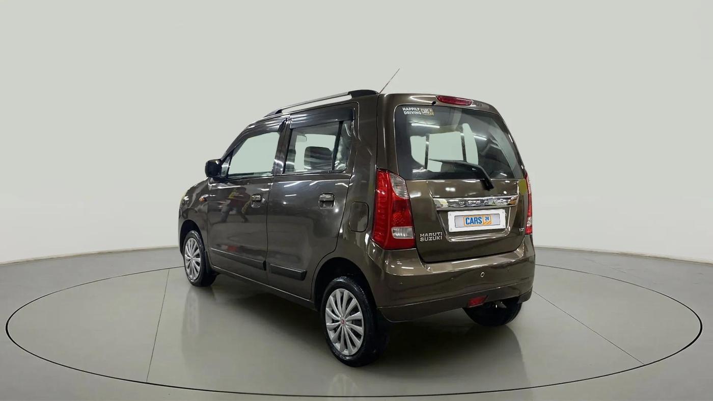 2014 Maruti Wagon R 1.0 VXI, Petrol, Manual, 46,684 km, Left Back Diagonal