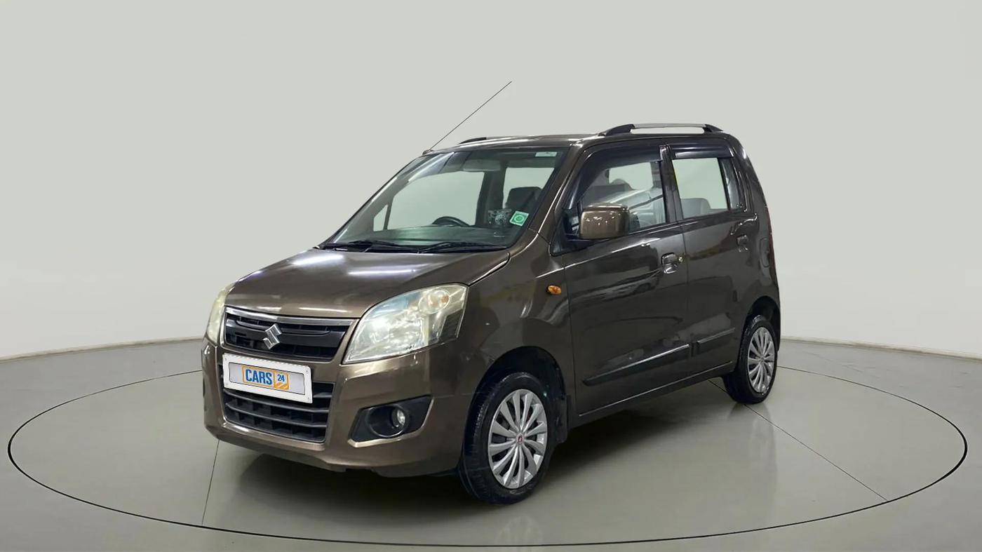 2014 Maruti Wagon R 1.0 VXI, Petrol, Manual, 46,684 km, Left Front Diagonal