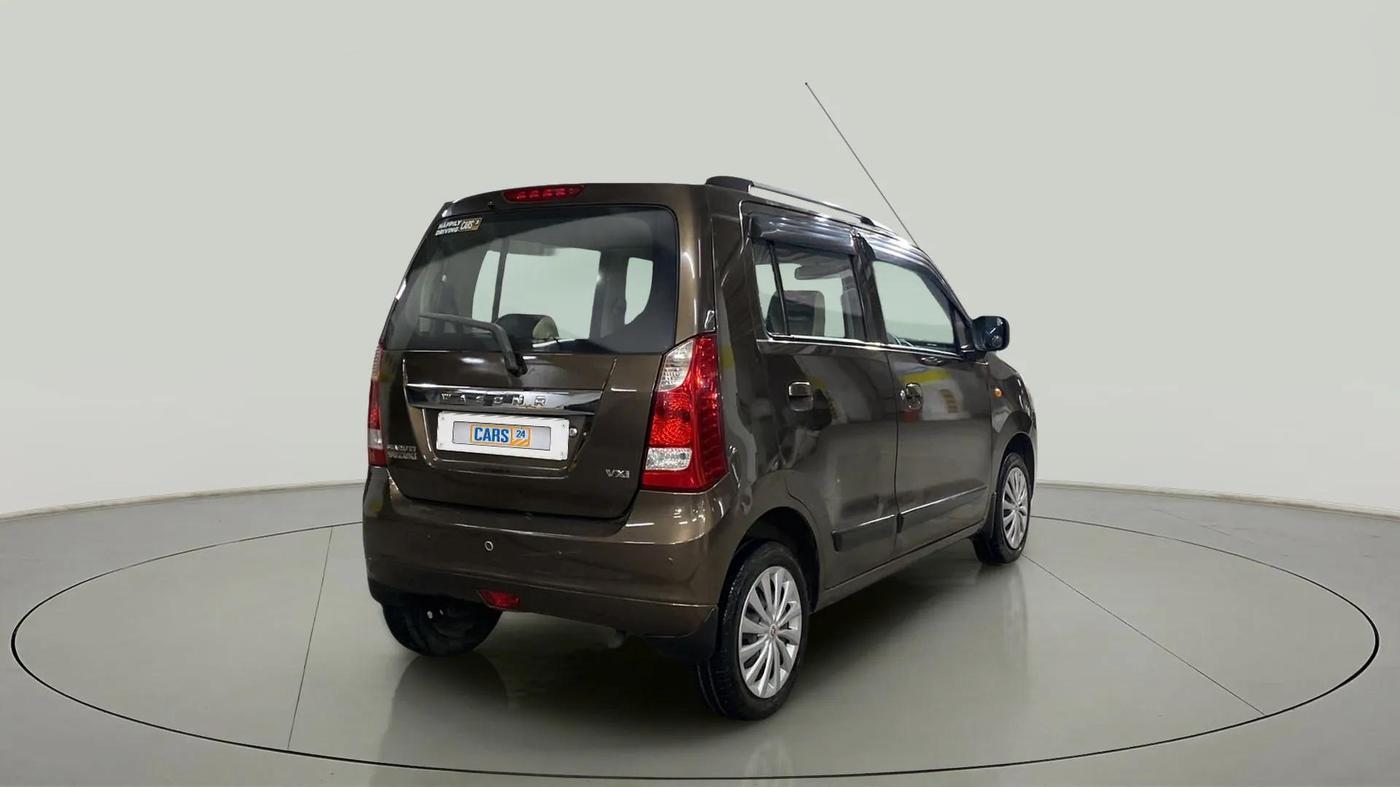 2014 Maruti Wagon R 1.0 VXI, Petrol, Manual, 46,684 km, Right Back Diagonal