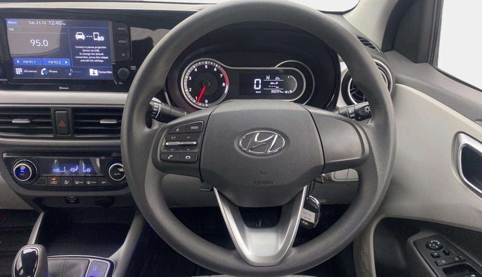 2021 Hyundai GRAND I10 NIOS SPORTZ AMT 1.2 KAPPA VTVT, Petrol, Automatic, 30,379 km, Steering Wheel Close Up
