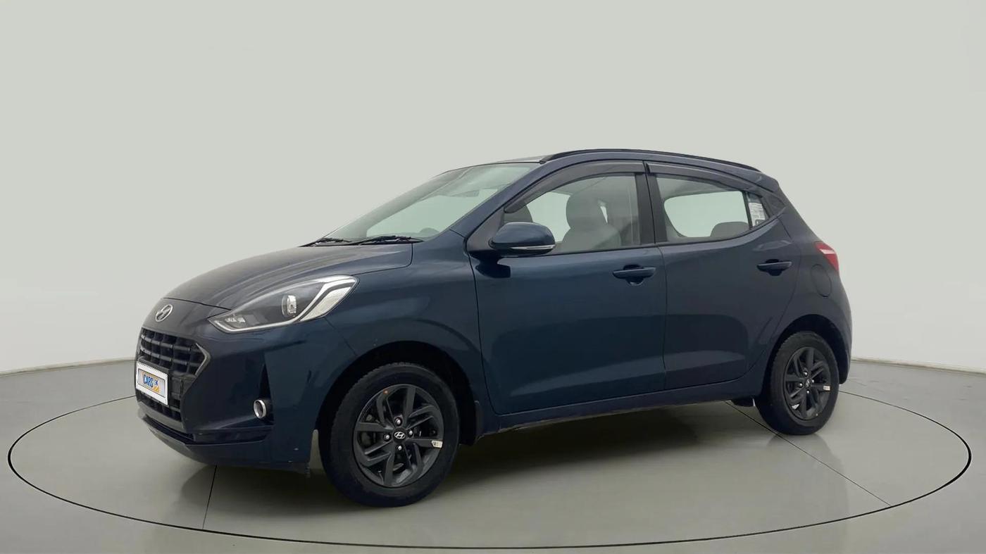 2021 Hyundai GRAND I10 NIOS SPORTZ AMT 1.2 KAPPA VTVT, Petrol, Automatic, 30,379 km, Left Front Diagonal