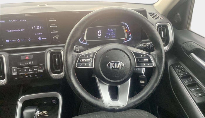 2020 KIA SONET HTK PLUS 1.5 AT, Diesel, Automatic, 81,047 km, Steering Wheel Close Up