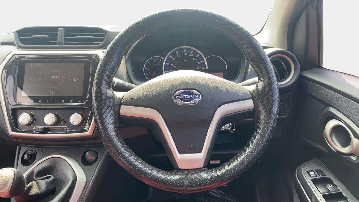 2019 Datsun Go T, Petrol, Manual, 52,580 km, Steering Wheel Close Up