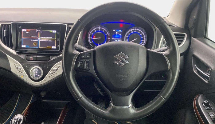 2018 Maruti Baleno ALPHA PETROL 1.2, Petrol, Manual, 52,050 km, Steering Wheel Close Up
