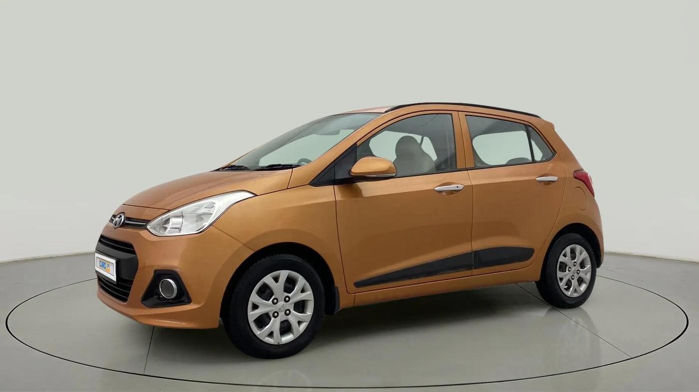 2014 Hyundai Grand i10 SPORTZ AT 1.2 KAPPA VTVT, Petrol, Automatic, 53,881 km, Left Front Diagonal