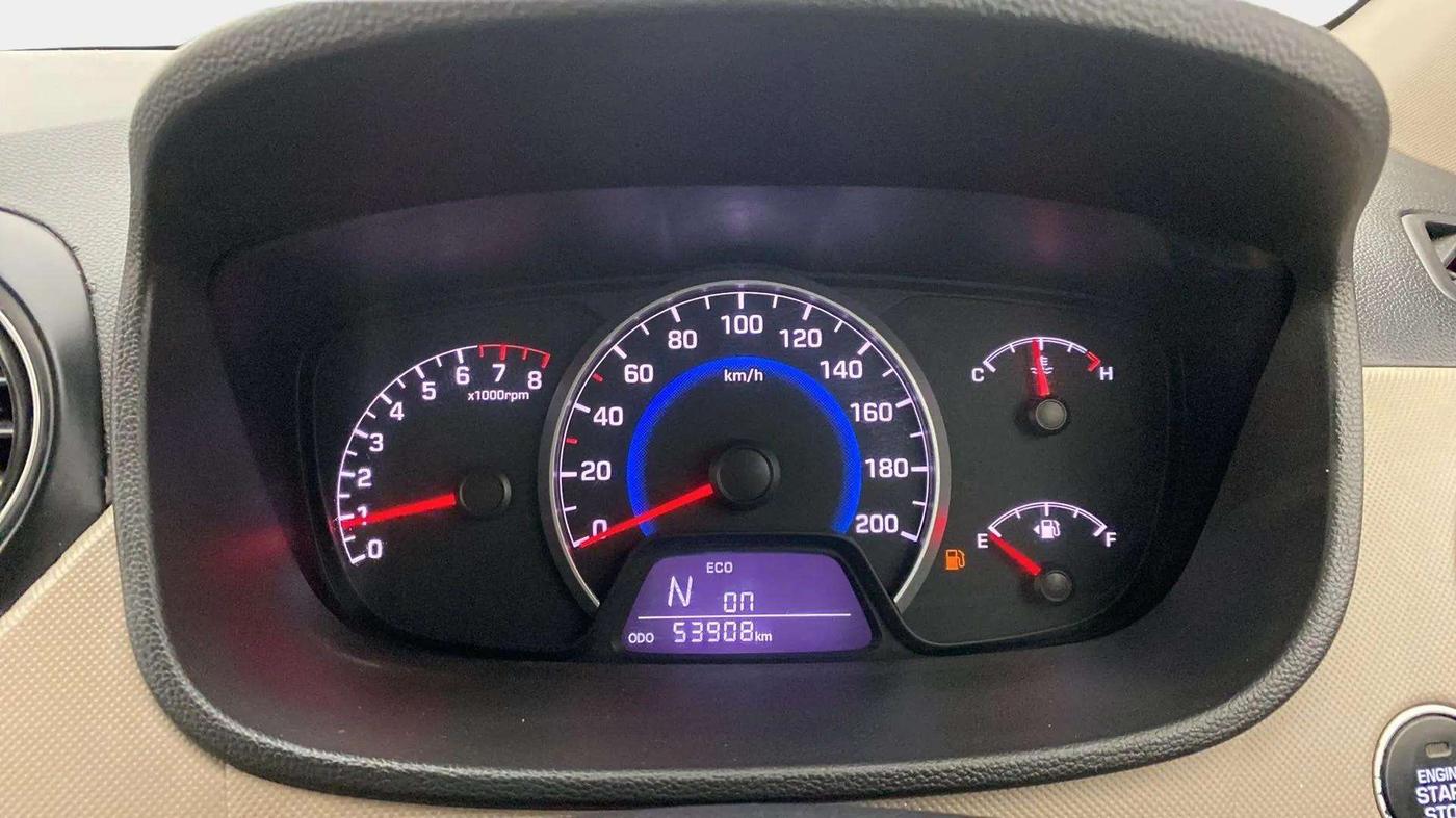 2014 Hyundai Grand i10 SPORTZ AT 1.2 KAPPA VTVT, Petrol, Automatic, 53,881 km, Odometer Image