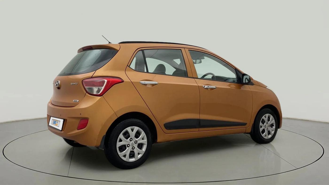2014 Hyundai Grand i10 SPORTZ AT 1.2 KAPPA VTVT, Petrol, Automatic, 53,881 km, Right Back Diagonal